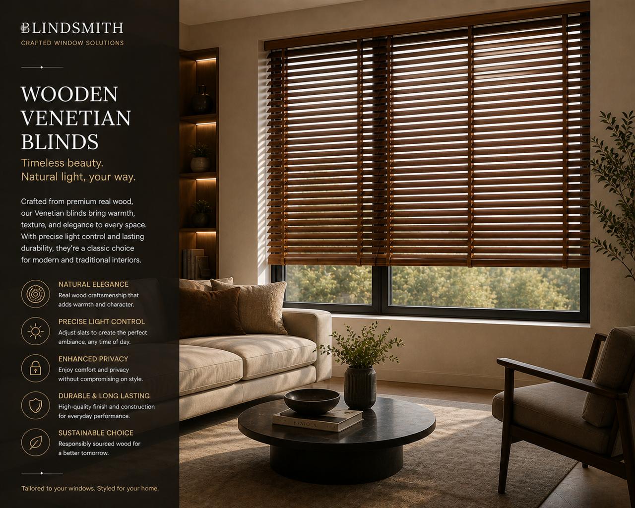 Wooden Venetian Blinds